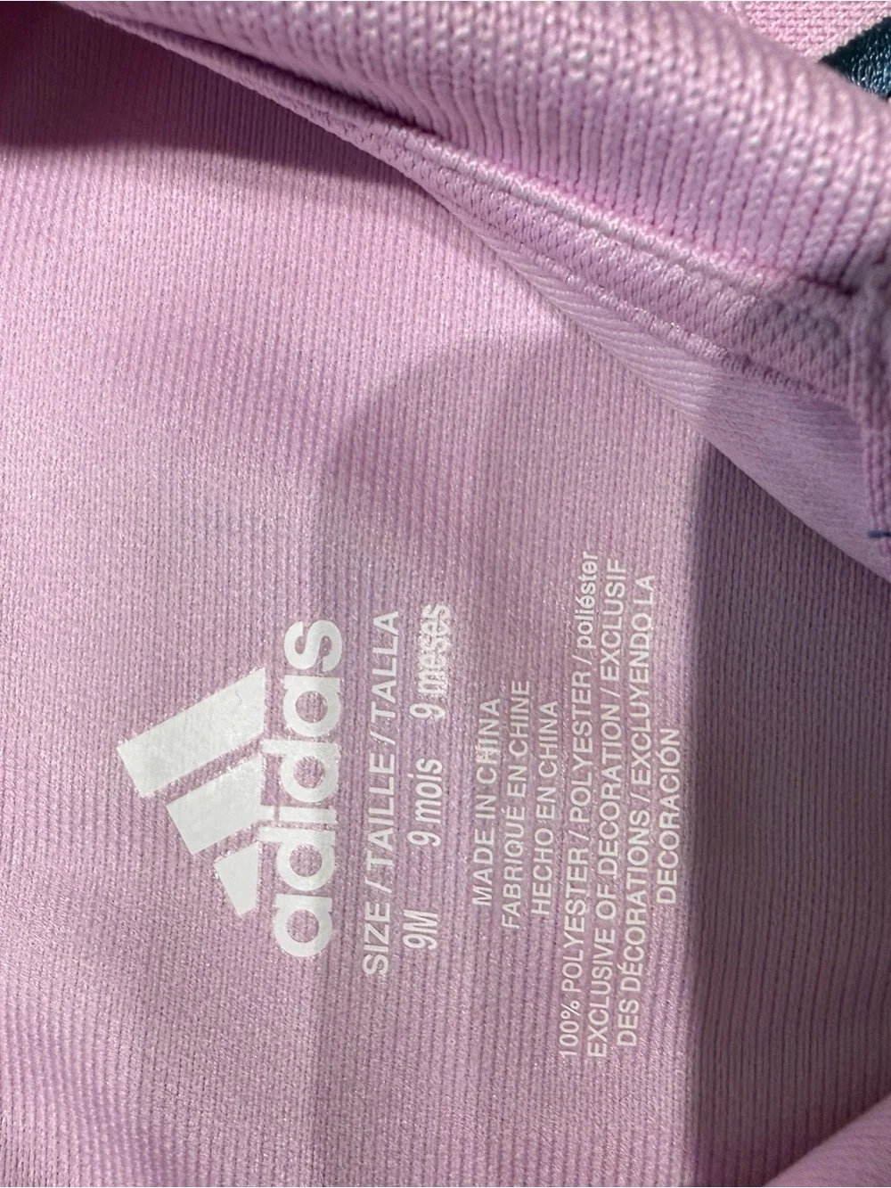 adidas Pink Infant 3-Stripes Polo Dress